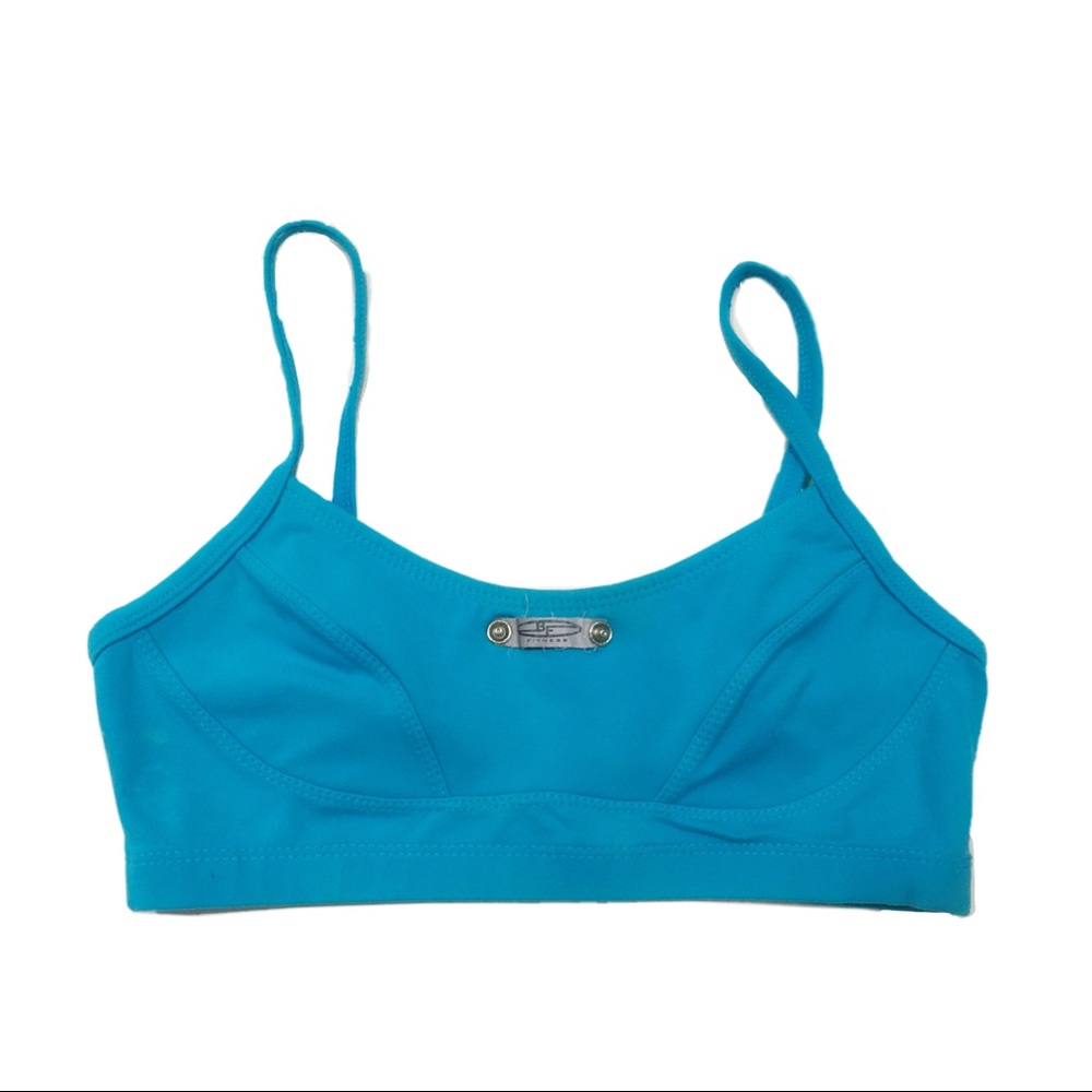 "BLUEFISH" vintage blue sports bra